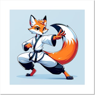 kung fu master fox Posters and Art